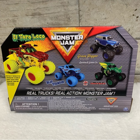 MONSTER JAM 1/24 SCALE ZOMBIE INVASION EL TORO LOCO 2024 SPIN MASTER - Picture 4 of 7